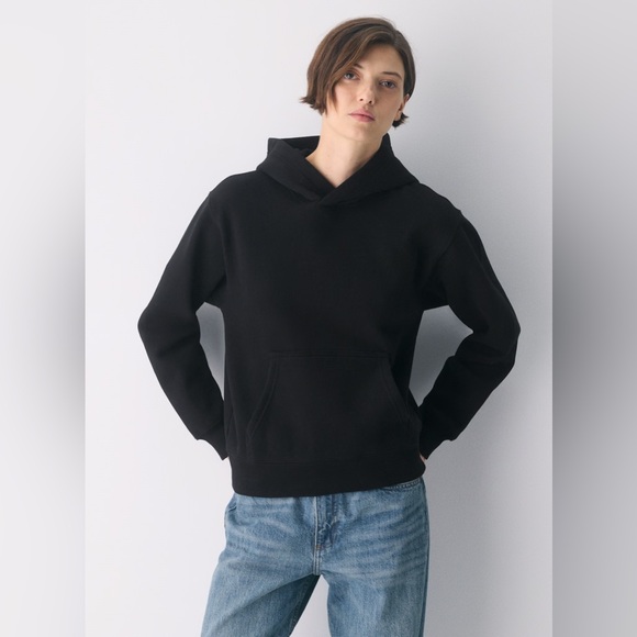 Aritzia Tops - Aritzia Sweatfleece Perfect Hoodie - Black size small